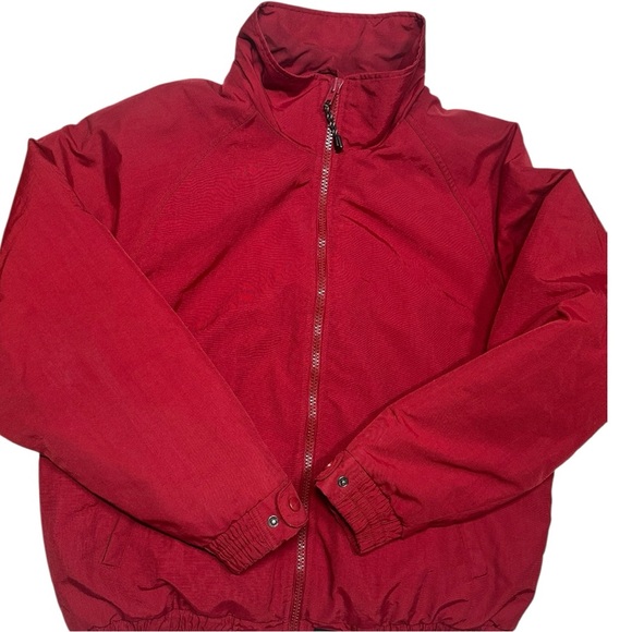 Carhartt Vintage 90s J72 Red Bomber Jacket Men's XL? Full Zip Fleece Lined - Picture 1 of 8